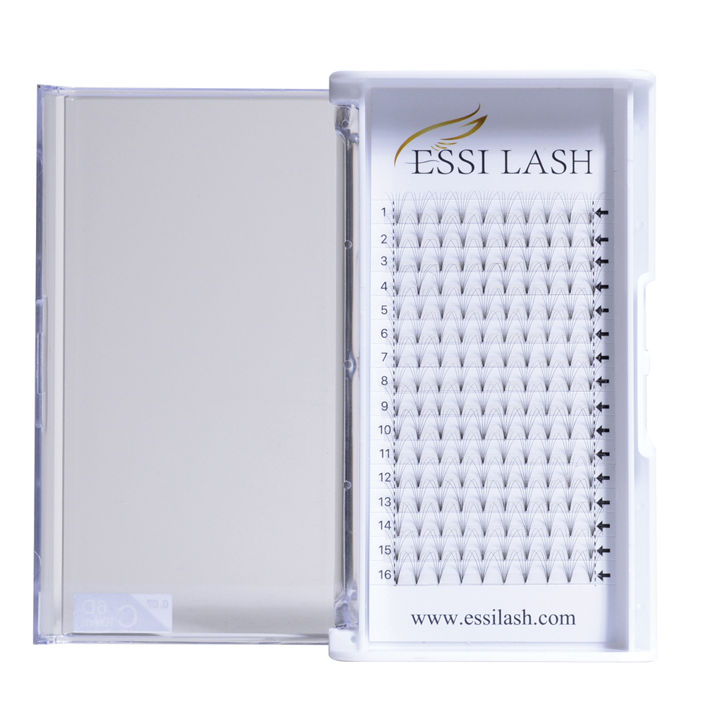  ESSI 16 Lines 3D-10D Lashes Russian Volume Lash Premade Fans Soft And Natural Lash Bunches High Quality 